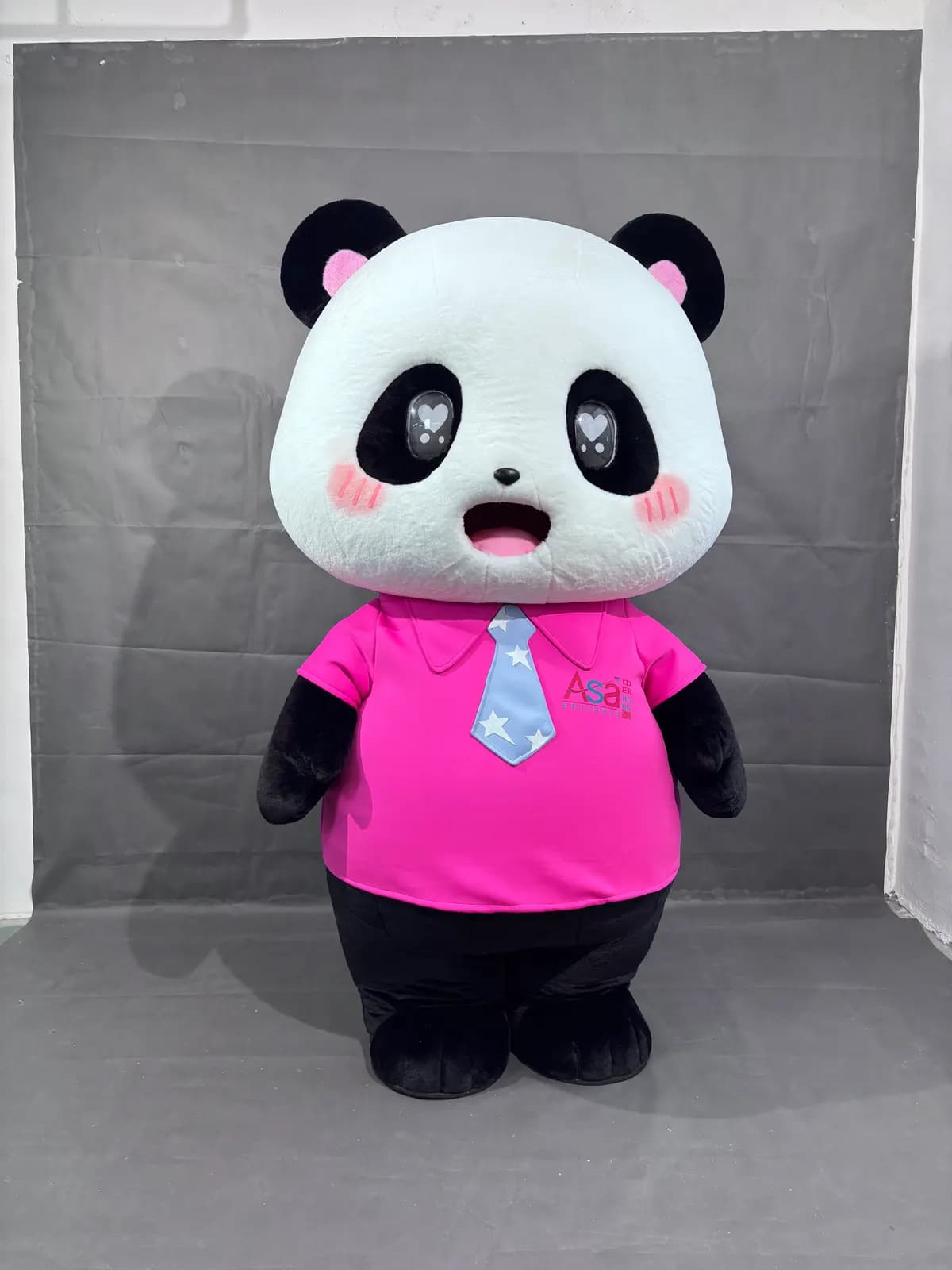 Costume de mascotte Panda géant fabriqué par Mascot Costume Factory, vue 1 sur 3